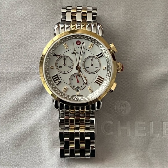Michele diamond watch